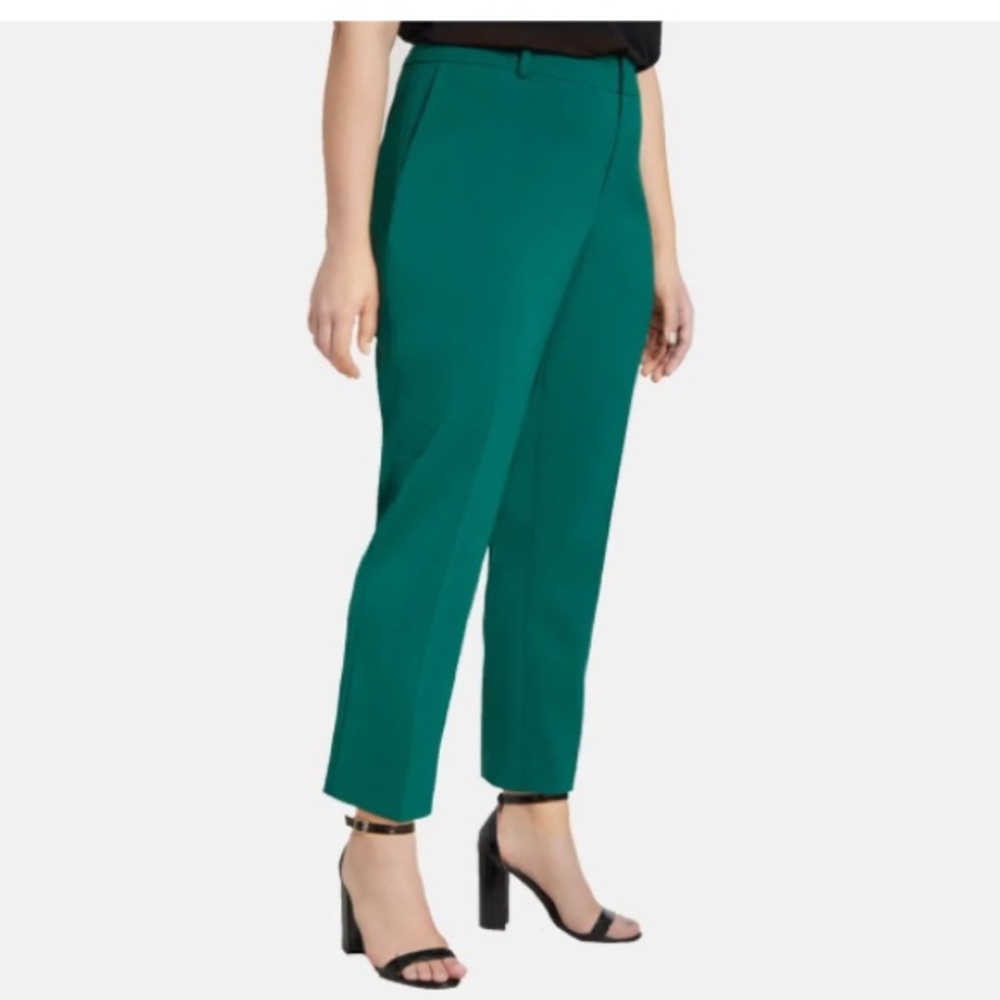 JASON WU x ELOQUII Tapered Leg Trouser Pants Emerald Green Size 20